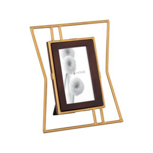 Modern Geometric Gold Metal Photo <b>Frame</b> Luxury Tabletop Picture Stand for Home And Office Decor Nordic Style Wire <b>Frame</b> On Sale - Product Image 1