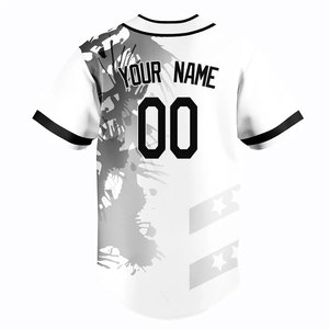 Customizable Breathable Sublimation Baseball Jersey <b>Shirt</b> Plus Size Fashion Softball Playwear Wholesale Custom Style Jersey - Product Image 3
