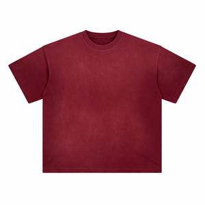 T-shirts unisexes surdimensionnés en coton 100% épais, personnalisables, de haute qualité, style streetwear, vierges, teints, respirants, vente en gros - Product Image 5