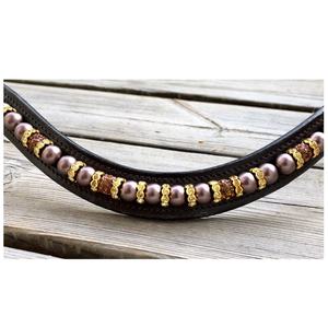 Brocha de caballo decorativa con cristal, banda de piel suave acolchada de última calidad, a buen precio - Product Image 3