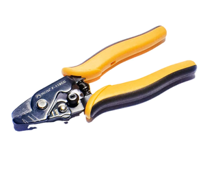 FUJIYA Industrial Grade Metric Steel Serrated OEM Electric Fiber Optic <b>Wire</b> Stripper <b>Soft</b> Grip Plastic Handle 6 Inch F-119CC - Product Image 3