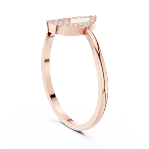 Bijoux de base 10K Double Halo Moissanite Bague Vintage Design Bijoux de fiançailles - Product Image 2