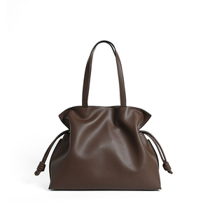 Sacs fourre-tout classiques personnalisés pour femmes en cuir PU, sacs à main de luxe en cuir véritable de haute qualité pour dames avec poignée supérieure - Product Image 5