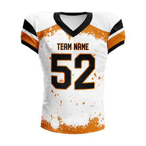 Maillot de football américain pour homme, col en V, manches courtes, gris, nom de l'équipe 35, impression sérigraphique, évacuation de l'humidité, coupe classique, toutes saisons - Product Image 5