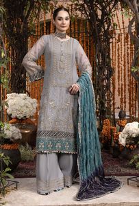 New Arrival Traditional Pakistani Salwar Kameez Heavy Embroidery Stylish Women Ankle-Length Quick Dry Breathable Summer Party - Product Image 5