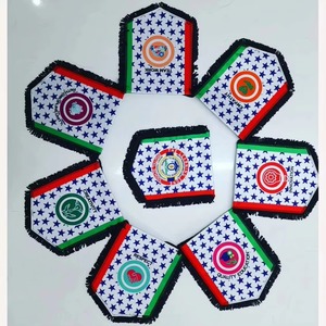 Bandera Escolar Impermeable de Satén Premium, Personalizada por Sublimación, con Borde de Flecos, Doble Cara, Bandera de Premio para Club, Asta de Madera, Más de 100 Unidades - Product Image 4