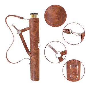 High Quality Waterproof Factory Made Archery Leather Arrow Holder Best Fashionable Unique Design Leather Arrow Holder Bag - Product Image 2