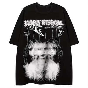 เสื้อยืดคอกลมผู้ชายผ้าฝ้าย 100% พิมพ์ลายด้วยความร้อนคุณภาพสูง แห้งเร็ว ระบายอากาศได้ดี น้ำหนัก 300 กรัม รับออกแบบโลโก้ตามสั่ง ขายส่ง - Product Image 3