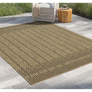 Earth GC_NTL1008 Tappeto per interni/esterni in juta/nero 7 piedi 10 pollici. X 10 piedi 3 pollici Taglia 10 pollici. X 10 Pollici Set - Product Image 2