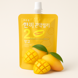 Gelatina de Konjac con Sabor a Mango, con Colágeno de Pescado, Vitamina C, Sin Azúcar, Baja en Calorías, Aperitivo para Recién Nacidos, No Apto para OEM, Corea - Product Image 1