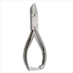 Pince à cuticules pour manucure avec logo personnalisé, poignée antidérapante, 4,0 pouces, acier inoxydable allemand, poignée colorée - Product Image 3