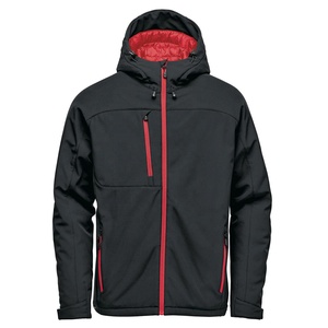 Mens Softshell <b>Jacket</b> Hooded Waterproof Windproof Winter Outerwear with Pocket <b>Zip</b> <b>Up</b> Coat - Product Image 5