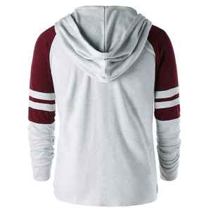Prix de gros, sweats à capuche multicolores pour hommes, manches longues, sweats à capuche personnalisés de haute qualité, respirants, sweats à capuche décontractés - Product Image 5