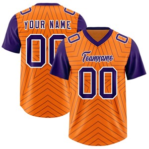 Camiseta de Fútbol Americano al por Mayor, Tejido Transpirable, Sublimación, Nombre y Número del Equipo Personalizados, Fabricante de Ropa Deportiva - Product Image 1