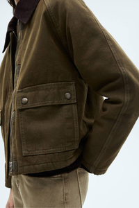 Chaquetas vaqueras holgadas de gran tamaño para mujer, ligeras, ropa de invierno, chaquetas femeninas con cremallera y bolsillos - Product Image 5