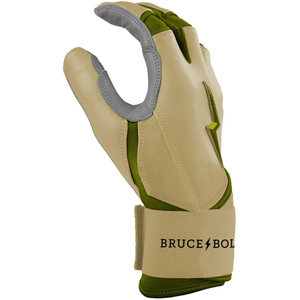 Gants de frappeur respirants de haute qualité, style Bruce Bolt, pour droitiers, en cuir Cabretta premium, fermeture auto-agrippante - Product Image 4