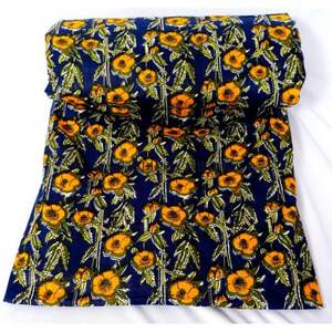 Tissu en coton 100% pur, écologique, tissé, à séchage rapide, respirant, léger, imprimé en bloc, pour femmes et filles - Product Image 3