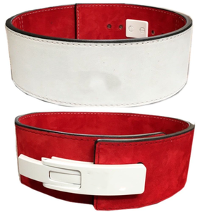 Cinturón de Levantamiento de Pesas con Logotipo Personalizado para Hombre y Mujer, Cinturón de Cuero con Hebilla de Palanca para Gimnasio, Proveedor - Product Image 3