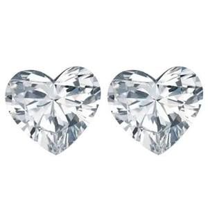 Diamant synthétique CVD HPHT DEF VVS VS EF de 3,5 mm et 4,00 mm, taille cœur fantaisie, cultivé en laboratoire, pour la fabrication de bijoux, par RAAMAA - Vente chaude - Product Image 2
