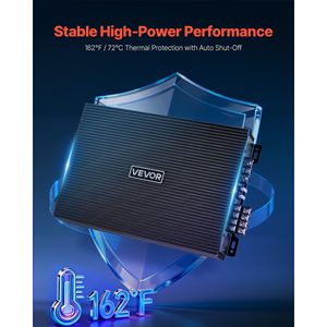 Amplificatore Audio per Auto a 4 Canali, Stabile a 2 Ohm, Bridgeabile, Classe A/B, Gamma Completa, Potenza 4 X 200W @ 4 Ohm o 4 X 400W @ 2 Ohm - Product Image 4