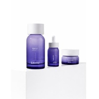 [The ST Global] La.vid Vivid Purple Aqua Moisture Hydration Toner Ampoule Cream 3 Set Bundle Combo Set