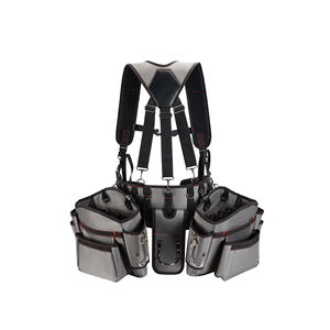 <b>Leather</b> <b>Tool</b> Belt Carpenter Electrician Construction Framer <b>Pouch</b> Bag - Product Image 1