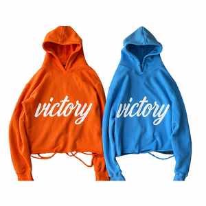 เสื้อฮู้ดดี้โอเวอร์ไซส์สไตล์วินเทจแบบยูนิเซ็กซ์ ลุคสตรีทแวร์ ผ้าฟลีซ มีฮู้ด สกรีนโลโก้ได้ - Product Image 3