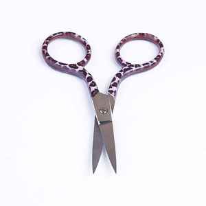 Tijeras para cutículas con mango recubierto de papel, acero inoxidable, cuchillas curvas afiladas, duraderas, para diestros, para uso doméstico y en salones de belleza - Product Image 4
