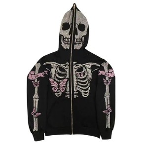 Sweat à capuche personnalisé pour homme avec impression en relief, style streetwear oversize, logo sur la poitrine et grand motif au dos, fournisseur OEM en gros - Product Image 4
