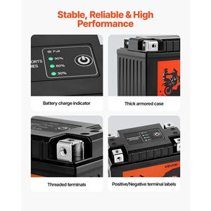 Batteria moto ad alte prestazioni 12V 2Ah YTX5L-BS per Powersports - Product Image 6