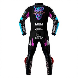 Traje de Motociclismo Scott Redding WSBK Rucati 1 Pieza, Traje de Piel de Vacuno/Canguro para Carreras/Pista, Nivel CE 2 - Product Image 2