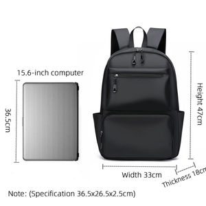 Nueva Mochila Escolar al por Mayor con Logotipo Personalizado, Gran Capacidad, con Puerto USB, para Laptop, con Cierre de Cremallera - Product Image 6