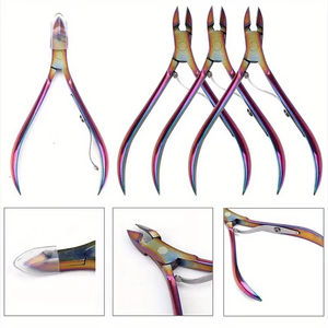 Cuticle Cutter Stainless Steel Gold Plated Professional High Quality Manicure Tools for Finger Wide Jaw Opening Durable Design - Product Image 6