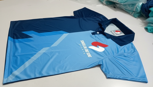เสื้อโปโลผู้ชาย โพลีเอสเตอร์ สกรีนโลโก้ได้ แขนสั้น ใส่สบาย ระบายอากาศดี เสื้อโปโลลำลองสำหรับเล่นกีฬากอล์ฟ - Product Image 5