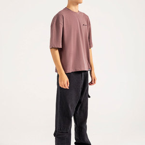 T-shirt ample en coton 100% écologique de haute qualité pour homme, idéal pour l'entraînement, fabriqué au Pakistan – Vente chaude, prix abordable, quantité en gros - Product Image 3