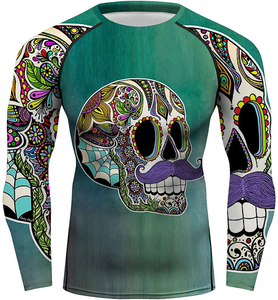 Camiseta de Manga Larga para Mujer de Secado Rápido y Cómoda, Color Sólido, Spandex/Poliéster, Ajustada para Fitness y Artes Marciales Mixtas - Product Image 6