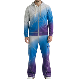 High Quality Winter Casual Fleece Sweatshirts Sweatpants Tracksuits Set Custom <b>Men</b> Regular Fit Heavy Jogging Set 100% Cotton - Product Image 6