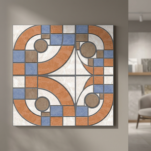 Mosaïque 3D en ardoise série Punch, carreaux 30x30cm, mur en marbre, design salle de bain, carreaux de sol en gazon, extérieur - Product Image 1