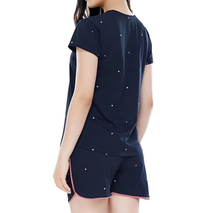 Ensemble décontracté d'été 2026 pour femme : T-shirt uni à manches courtes coupe classique et short, séchage rapide, respirant - Product Image 2