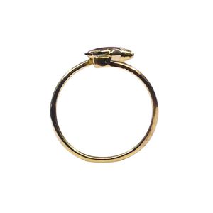 Wedding Wear 925 Sterling <b>Silver</b> Gold Plated Jewelry <b>Emerald</b> Ruby Gemstone Women Wear Classic <b>Ring</b> - Product Image 3