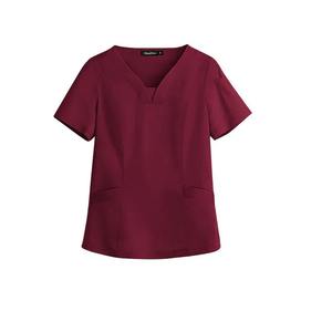 Vente en gros usine Blouses médicales pour femmes 100% Coton de haute qualité, douces pour la peau, anti-plis, à motif dentaire de Noël - Product Image 2