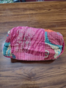 Pochette en écorce de maïs, pochette à maquillage durable, sac matelassé souple et portable, étui cosmétique léger, vente en gros de maquillage - Product Image 6