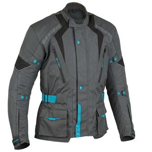 Veste de moto en Cordura 600D avec logo personnalisé, OEM, imperméable, coupe-vent, respirante, veste de tourisme d'aventure pour hommes, bandes réfléchissantes - Product Image 2