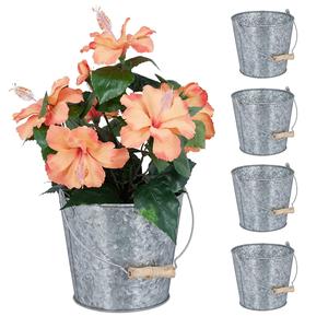 New Style Galvanized Metal Oval <b>Planter</b> Without Handle For Home And <b>Garden</b> Decorated Flower <b>Pot</b> & <b>Planters</b> Handmade - Product Image 3