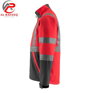 Chaqueta Softshell Unisex de Alta Visibilidad, Impermeable, de Poliéster, Ropa de Trabajo de Seguridad con Logotipo Personalizable 2026 para Hombre, Corte Ajustado - Product Image 4