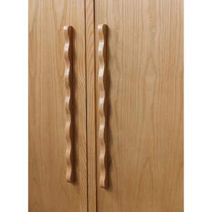High-end Luxury Natural <b>Walnut</b> and Oak Handle Cupboard Wardrobe <b>Drawer</b> Pulls Cabinets Kitchen <b>Drawer</b> Knob - Product Image 4