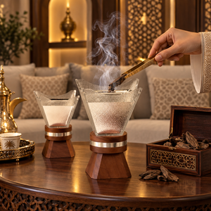 Pearl Acrylic Bakhoor Burner | Stainless Steel Mother of Pearl Incense Holder Arabic Islamic Oud Burner Luxury <b>Home</b> <b>Decor</b> Gift - Product Image 4