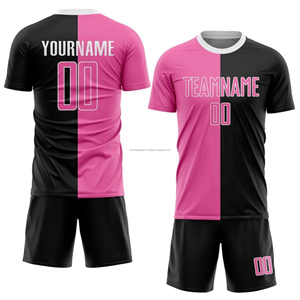 Maillot de football personnalisé léger en sublimation 100 % polyester, uniforme d'équipe de football court pour toutes les saisons - Product Image 5