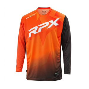 เสื้อเจอร์ซีย์มอเตอร์ครอสแบบระบายอากาศพิมพ์ลายไล่เฉดสีแขนยาวสำหรับปั่นจักรยานเสือภูเขาลงเขา RPX Racing - Product Image 1