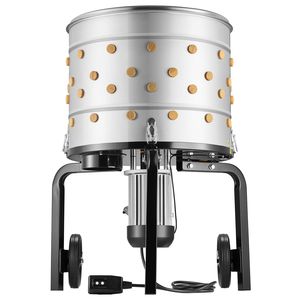 Máquina Desplumadora de Pollos Eléctrica de 750W y 275 RPM con Tambor de 19.7 Pulgadas, 98 Dedos Suaves, Equipo de Ganadería 2 en 1 con Ruedas de Transporte - Product Image 1